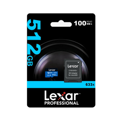 Memoria microSDXC Lexar 512GB 633x UHS-I Blue