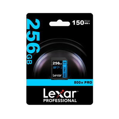 Memoria SDXC Lexar 800X Pro 256GB 150MB/s Blue